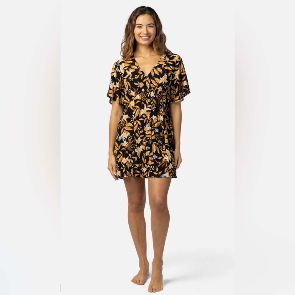 Rip Curl La Isla Button Down Dress S